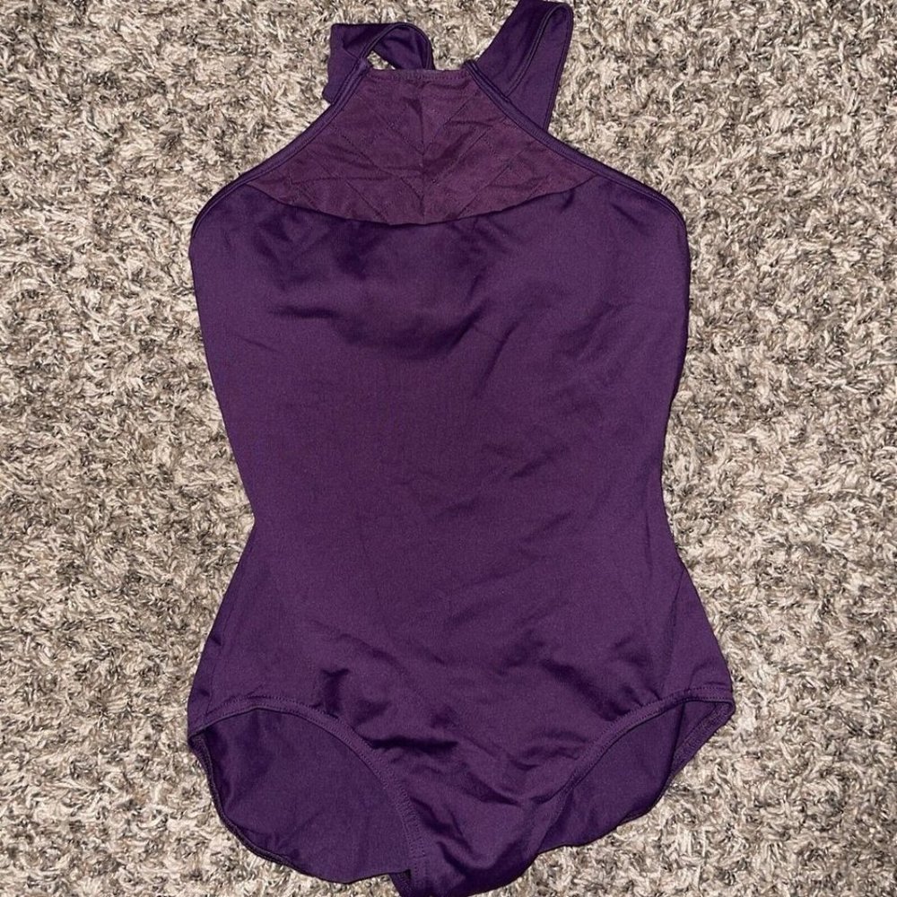 Bloch eggplant purple leotard Adult Small